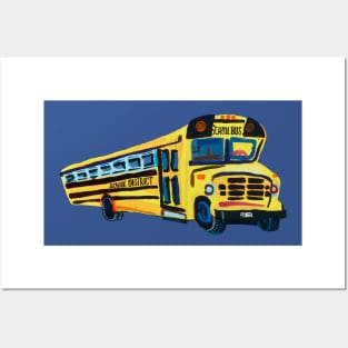 School Bus Posters and Art